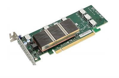 New Supermicro AOC-SLG3-4E4T 4 Port NVMe PCIE X16