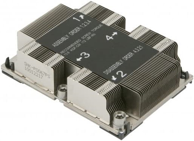 Supermicro SNK-P0067PS 1U Passive CPU Heat Sink Socket LGA3647-0