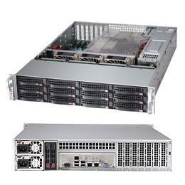 Supermicro 2U Server barebone SSG-6027R-E1R12T with Xeon E5-2600 Dual  Socket R LGA2011 12x3.5inch SAS/SATA